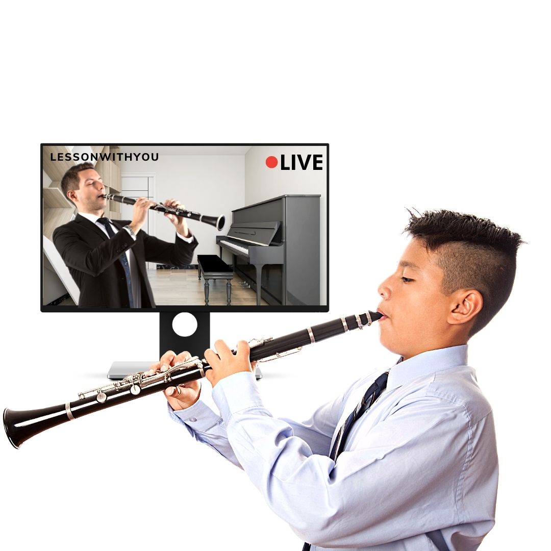 Live online clarinet lessons - Lesson With You - Free trial with best clarinet instructors