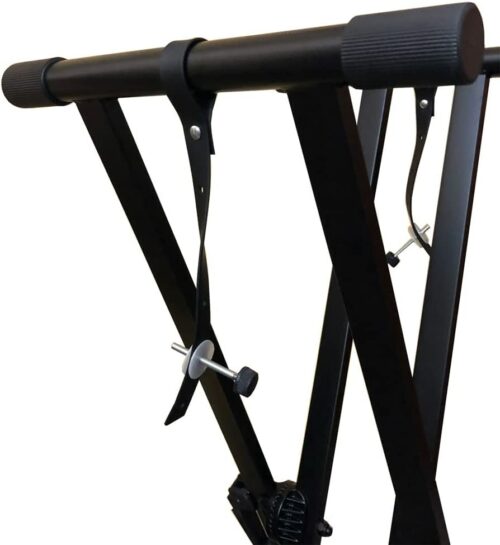 RockJam Xfinity Heavy-Duty, Double-X Adjustable Piano Keyboard Stand - Image 2