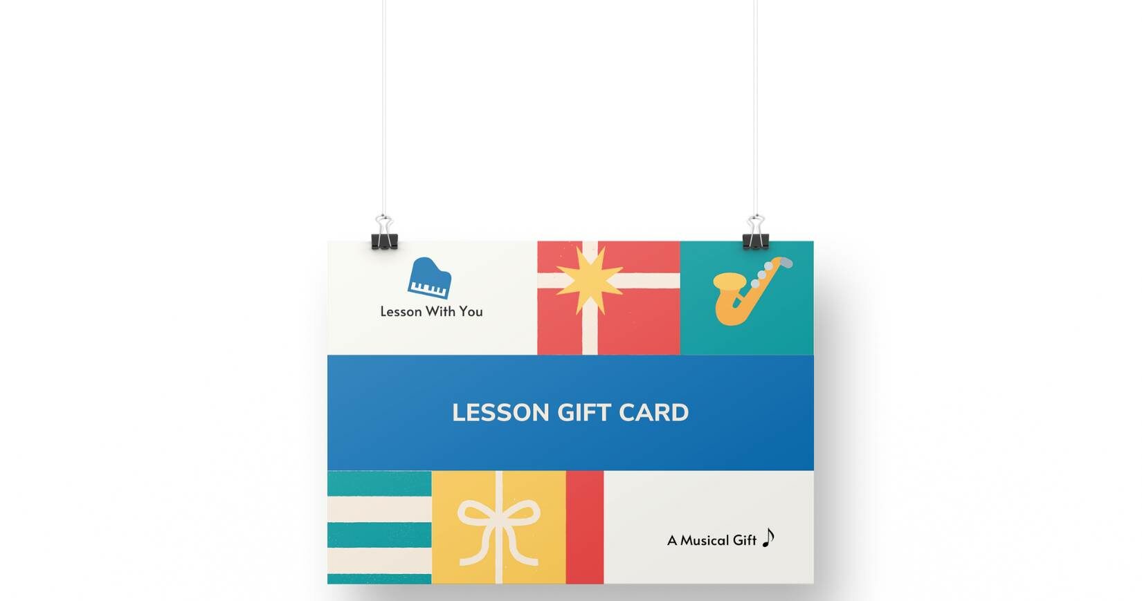 Gift certificate - Lesson With You