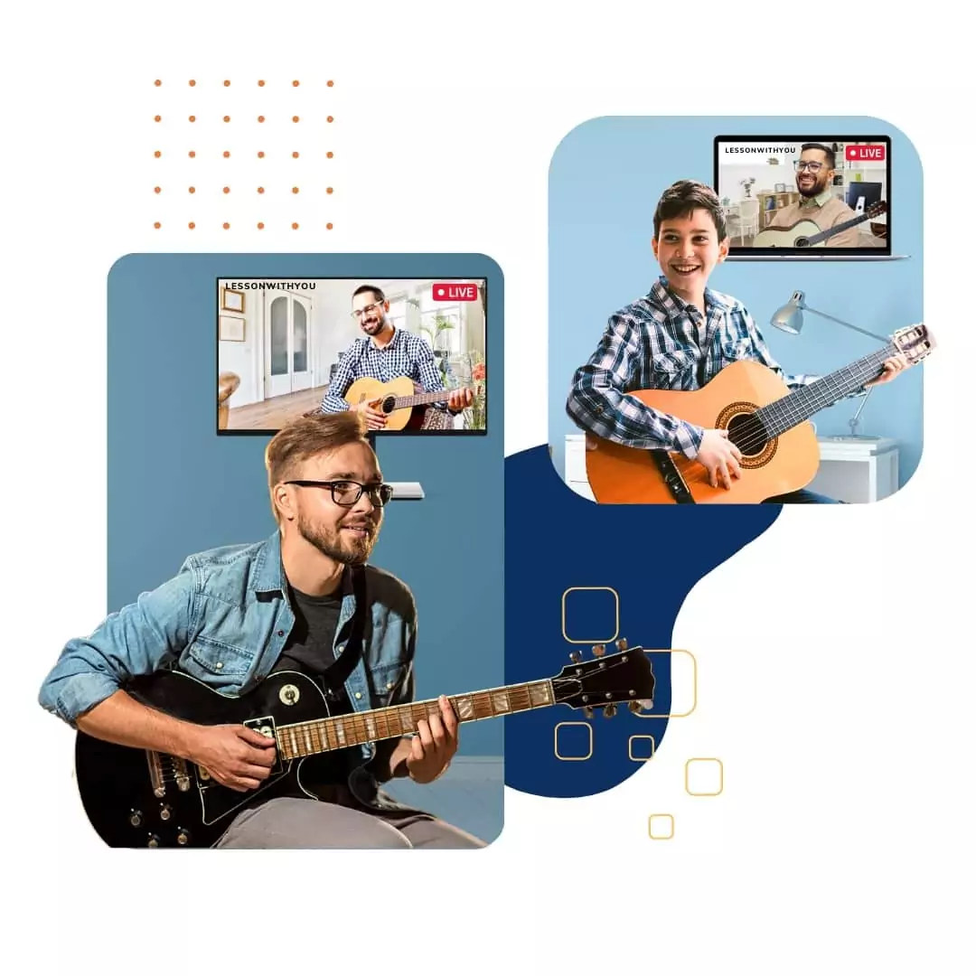 Start your guitar journey - guitar lessons main page - Lesson With You