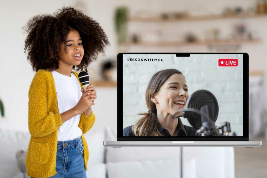 How to get started at Lesson With You - Main instrument page - singing