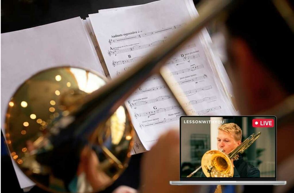 How our trombone lessons work - Lesson With You Trombone