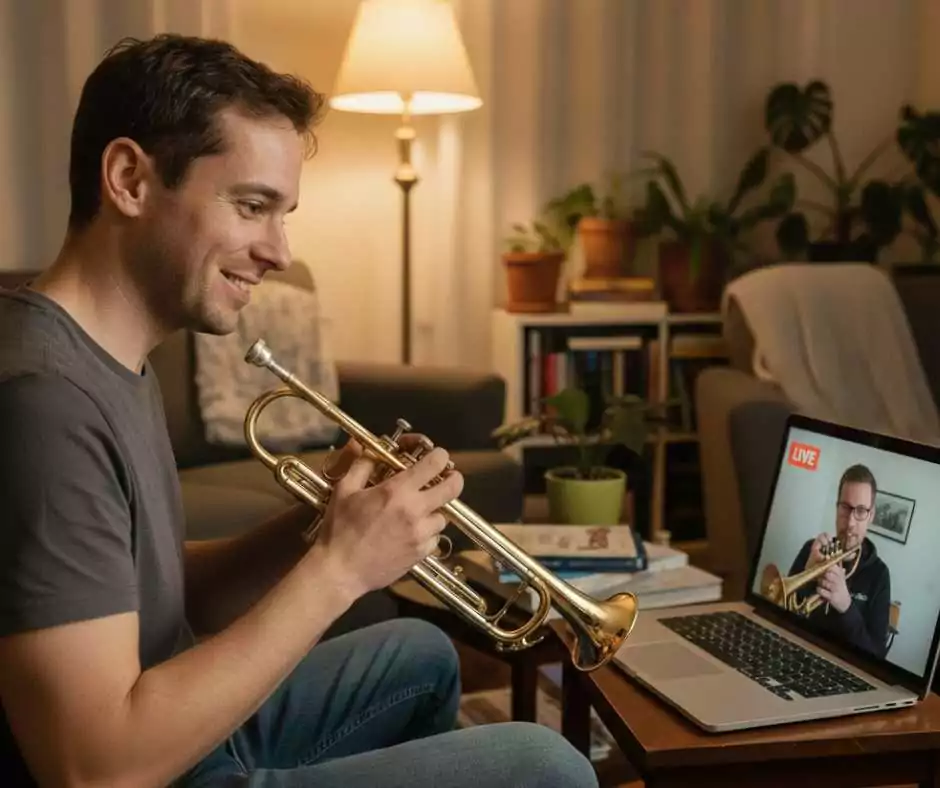 How our trumpet lessons work - Lesson With You trumpet lessons